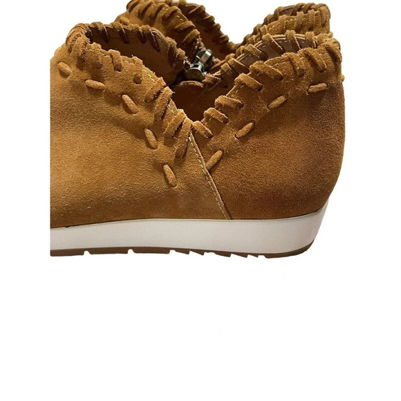 Antelope Womens J63 Scotty Suede Leather Booties EU 40 US 9 Cognac Brown - Picture 7 of 14